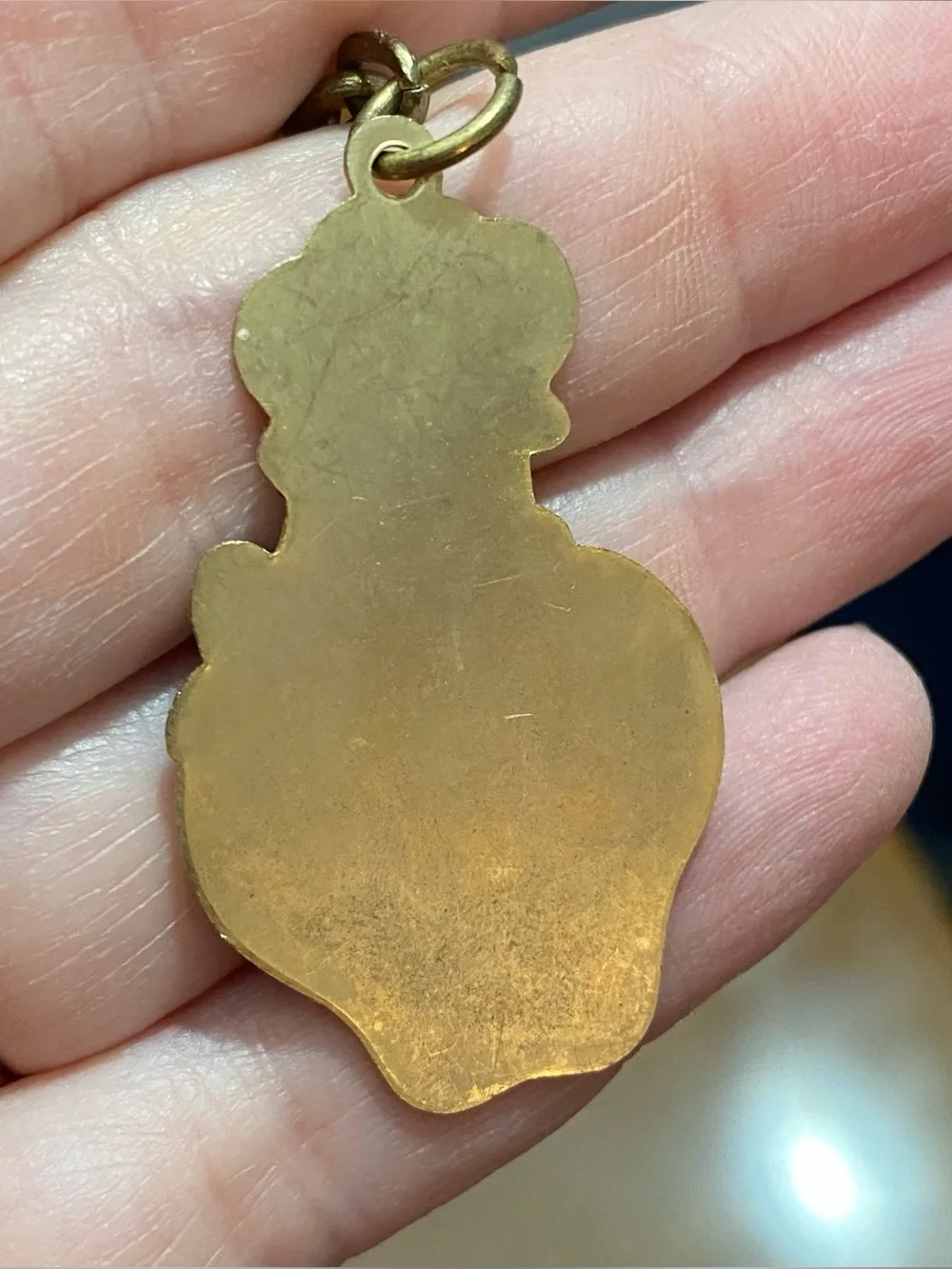 Vintage 1980s Strawberry Shortcake Enamel Keychain Gold-Tone Key Ring AGC